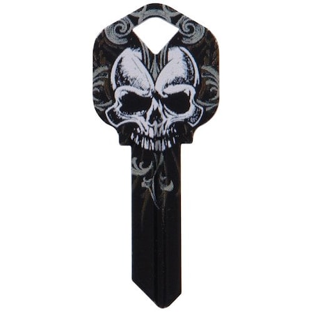 Hillman HILLMAN Wackey Skull House/Office Universal Key Blank KW1 Single 89036